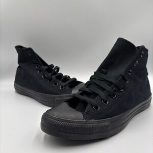 Converse Chuck Taylor All Star High Top Black Monochrome M3310 Mens 8 Womens 10